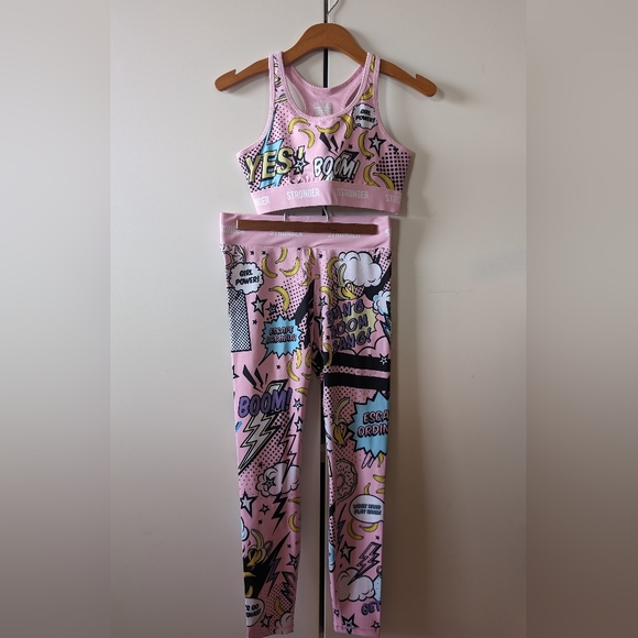 Stronger Pants - Stronger Punch Sports Bra and Matching Leggings